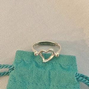 Tiffany Elsa Peretti Open Heart Ring